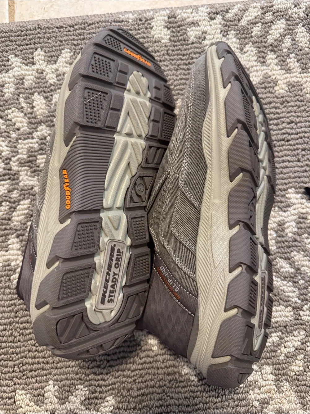 Skechers Men's Slip-On Casual Shoes in Gray. Size 10, brand new, never worn.